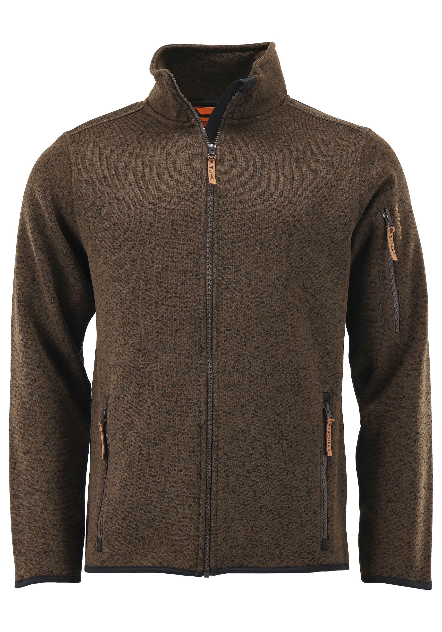 Myslivecká mikina Orbis Tom Collins Pletený Fleece Hnědá 418004-3937